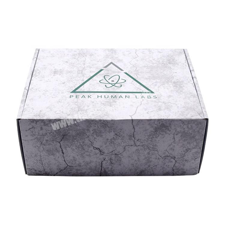 Eco friendly paper cardboard corrugated mailing packaging white custom clothing shipping boxes