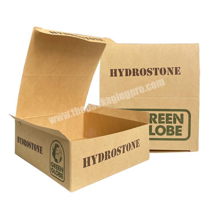 Eco-friendly recycled material custom packaging kraft paper box