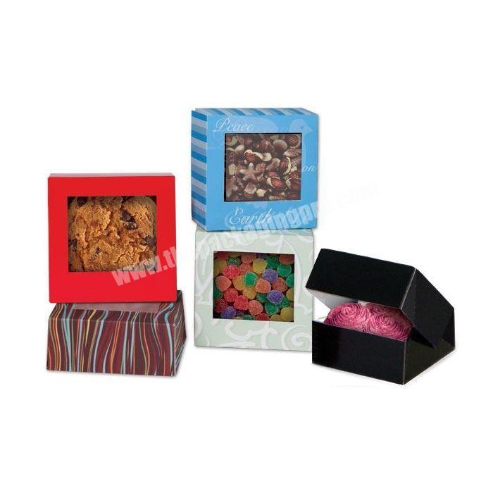 Eid boxes Mubarak Hajj black gift Boxes Islamic candy boxes with windows