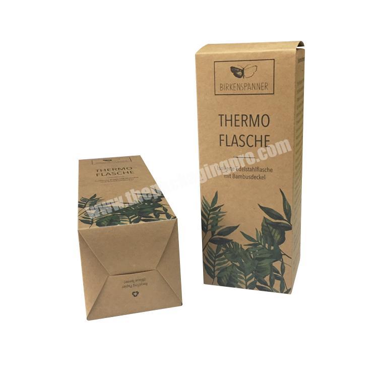 Environmental Friendly Kraft Paper Box Bottle Package