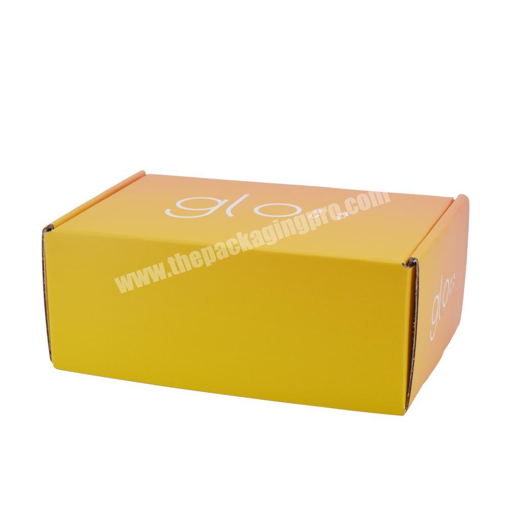 Environmental protection recycle corrugated folding packaging Christmas clothing shipping boxes custom logo printed