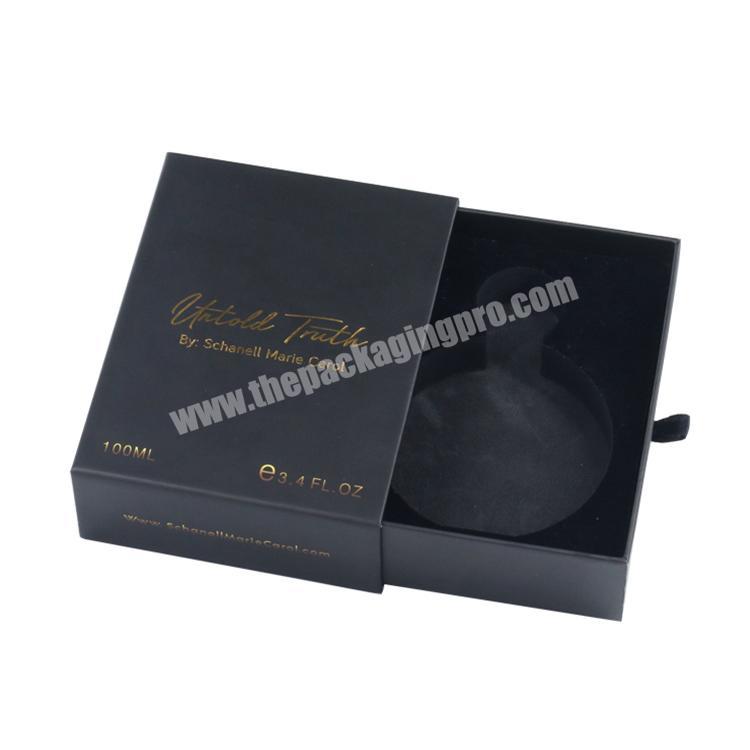 Essential Oil Gift Packing Custom Logo Perfume Box Packaging Drawer Gift Box With Handle