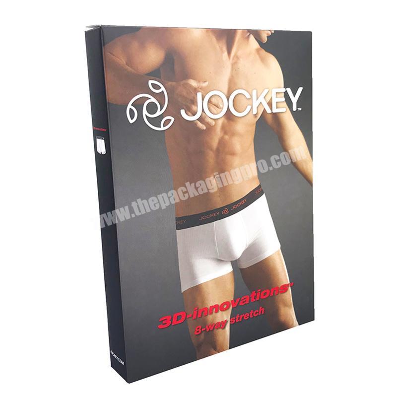 European Men Underwear Paper Box Custom Brand Name Logo Design OEM