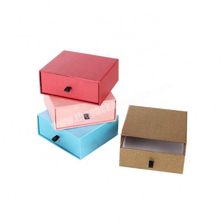 Exquisite Customized Multi-colored Printing Drawer Gift Box Packaging Box for Wallet