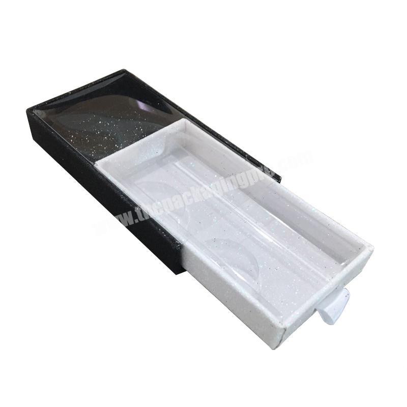 Eyelash Packaging Box Eyelash Packaging Box or Custom Logo Empty Plastic Package Private Label 3D Eyelash Packaging Box