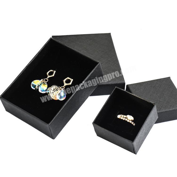 Factory Direct Sales White Black Custom Travel Jewelry Box Packaging for Girls