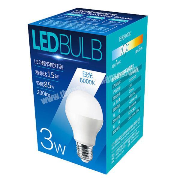 Factory Direct Wholesale Custom Led Light Bulb Packaging Box