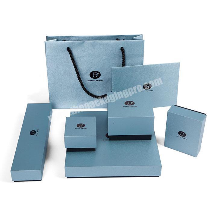 Factory  High Quality OEM Custom Logo Jewelry Box Packaging Gift Display Ring Box