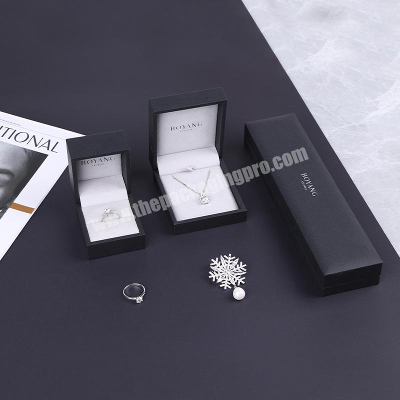 Factory Hot Sell Custom logo Luxury Printed Ring Box Jewelry Storage Packaging Necklace Ring Box