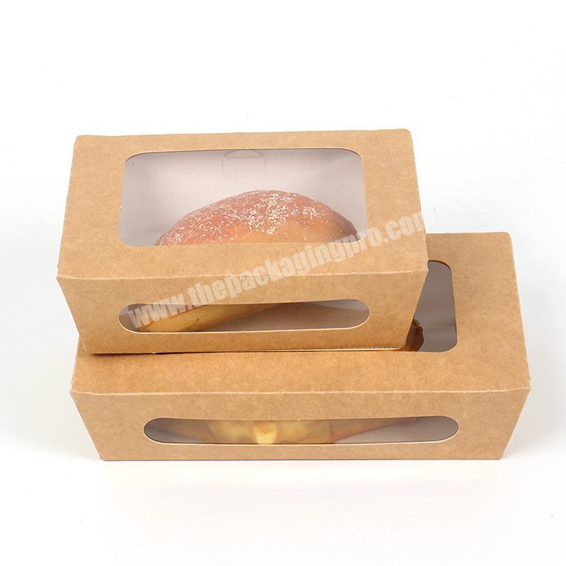 Factory Hot Sell Origami Hotdog Chicken Breakfast Biscuit Packaging Box