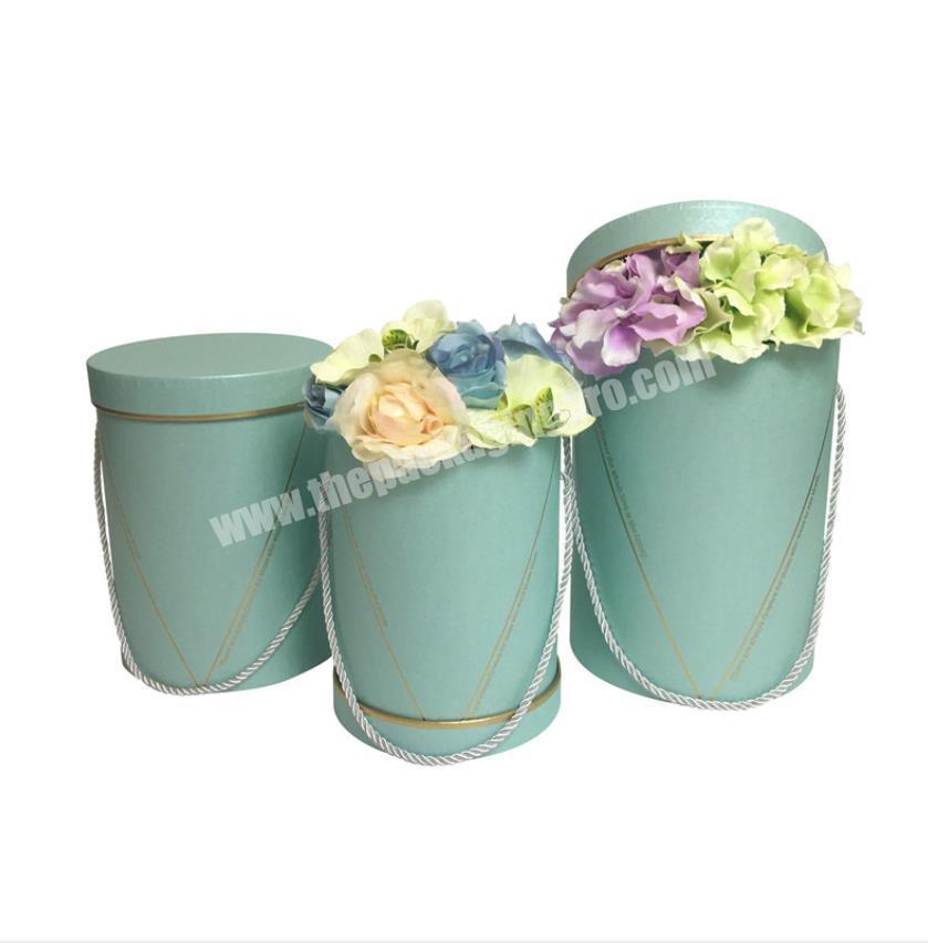 Factory Price Eco Friendly Paperboard  TubeRoundCyliner Flower Box for Display