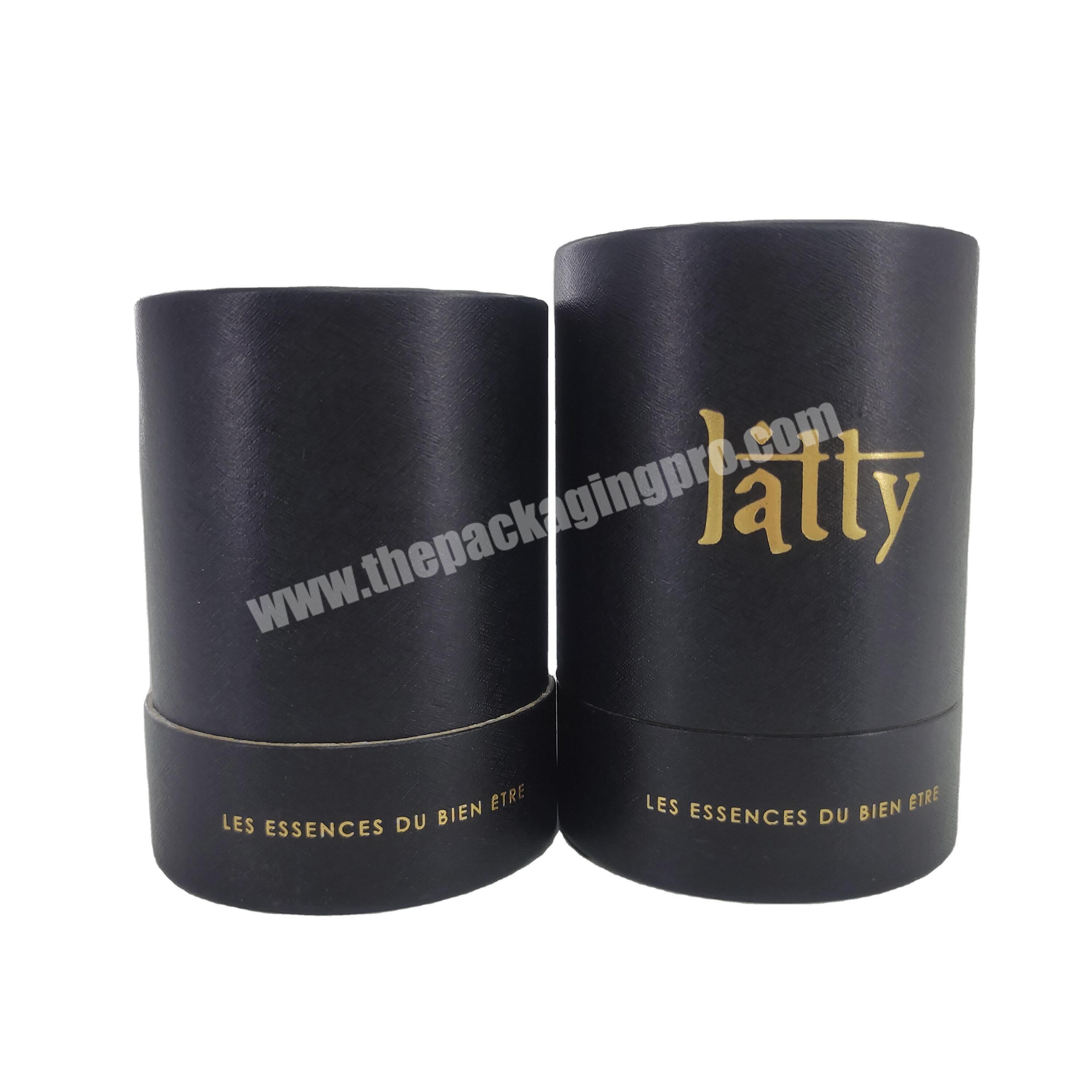 Factory Supply Eco Friendly Customized Black Kraft Paper Tube Packaging