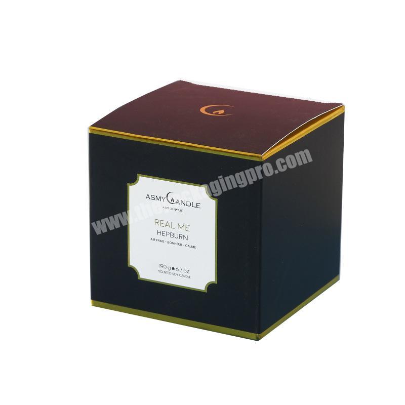 Factory cardboard customized logo small product wholesale luxury paper cosmetic packaging face cream paper box