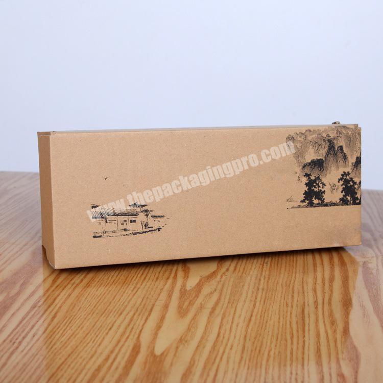 Factory custom brown packaging boxes garment packaging boxes custom shoe box packaging