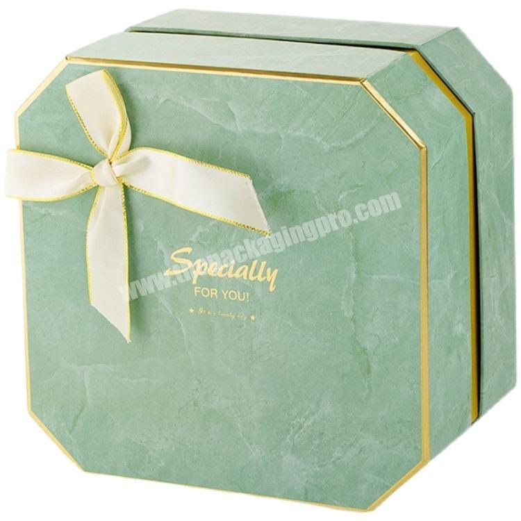 Factory direct custom patern design universal luxury empty gift cardboard box pretty bow cardboard gift box