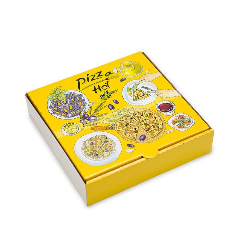 Factory direct sale Custom Printed Paper Pizza Packing Carton Box Custom Pizza Box