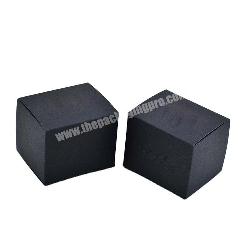Factory direct sale black box jewellery small black box black packaging box