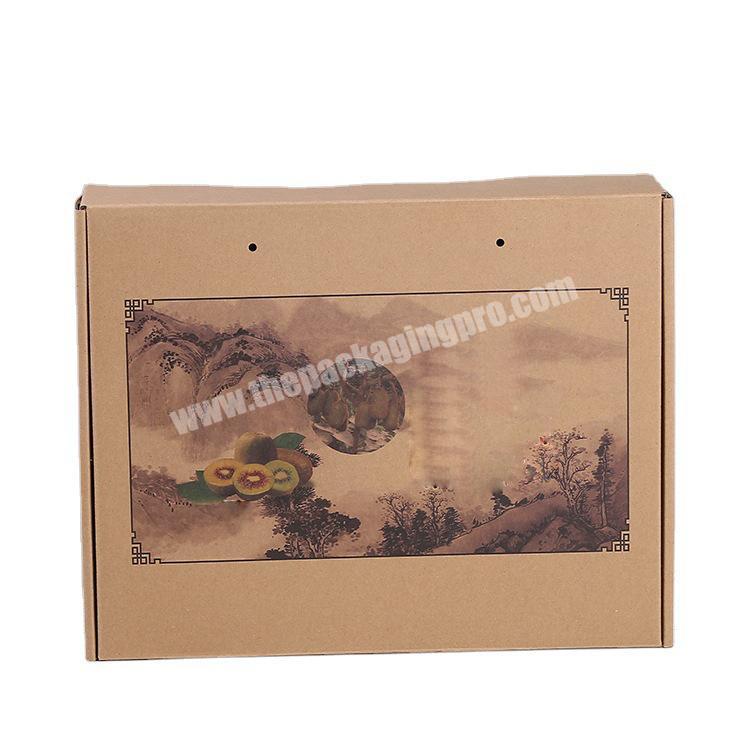 Factory direct sale fruit and vegetable carton box dry fruit box cardboard boxes for fruit