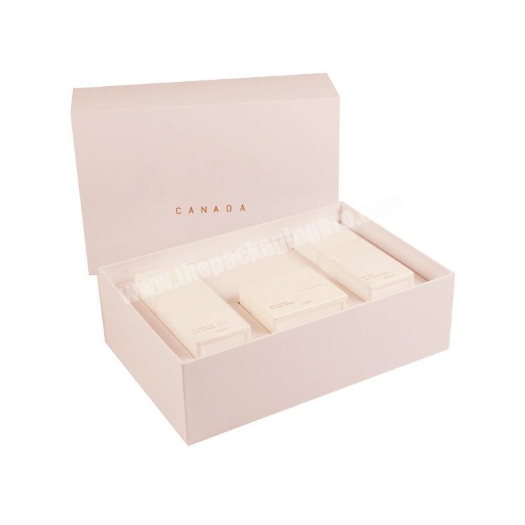 Factory directly cosmeticmakeup box packaging paper insert with customized logo