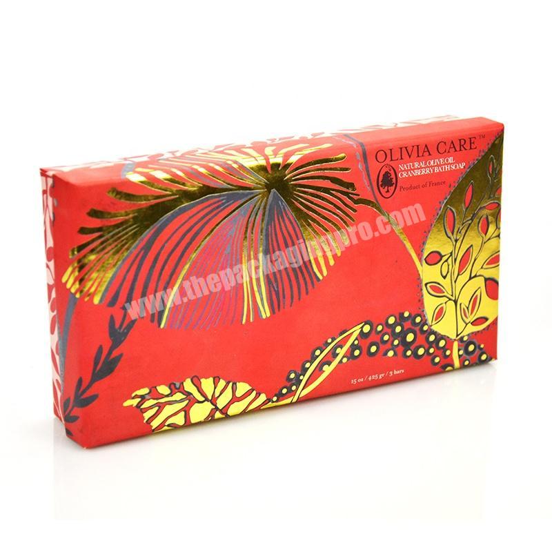 Factory supplies wedding cardboard box packaging design custom red paper wedding favor gift box