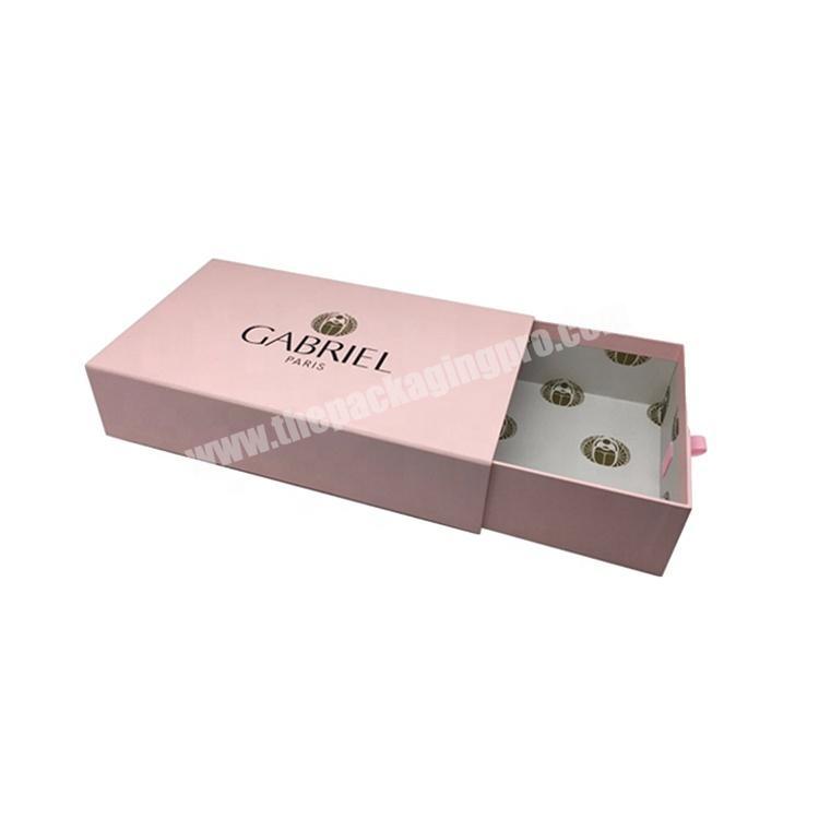 Factory wholesale custom printed   personalized logo packaging paper drawer box