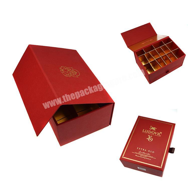 Fashion colour magnetic closure gift box book style packaging box