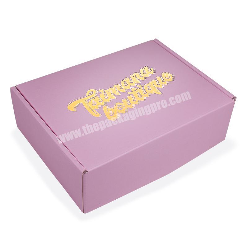 Fashionable Custom Designing Cosmetics Packaging Mailer  Boxes With Gold Stamping