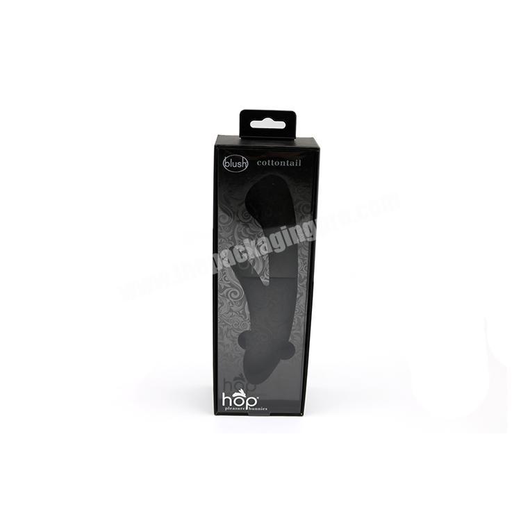 FocusBox Custom Adult Sex Toys Kraft Paper Packaging Box with PVC Window and Hook
