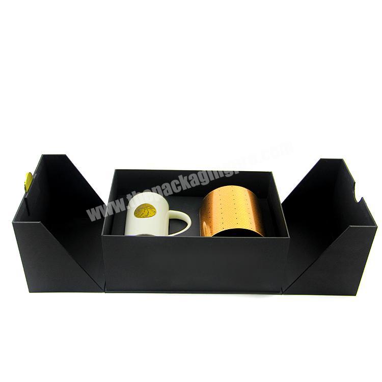 FocusBox custom  creative delicate appearance tea storage packaging tea cup set gift box