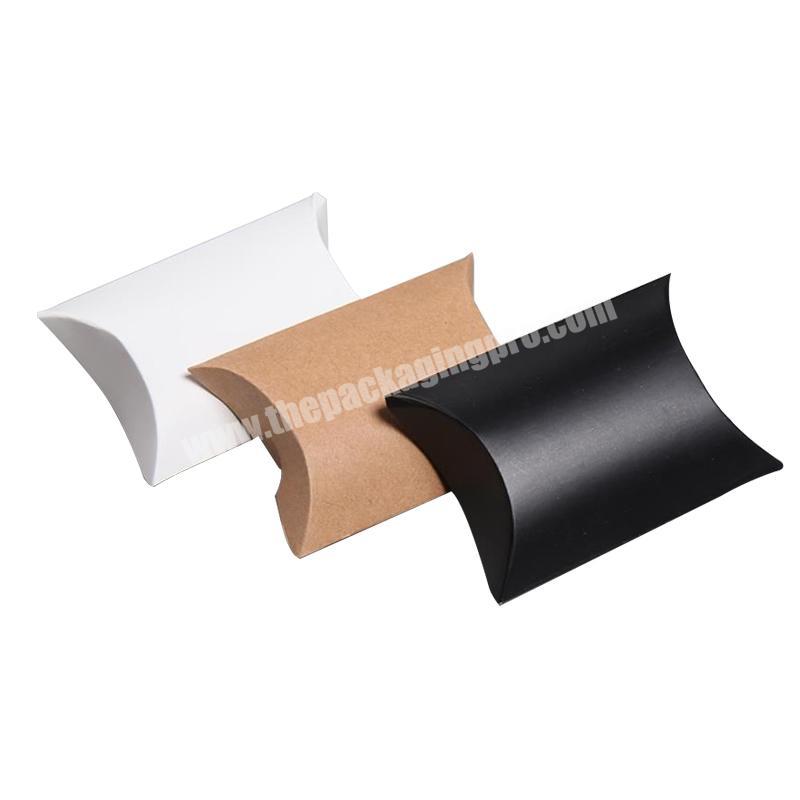 Foldable custom packaging boxes Logo Design small pillow box