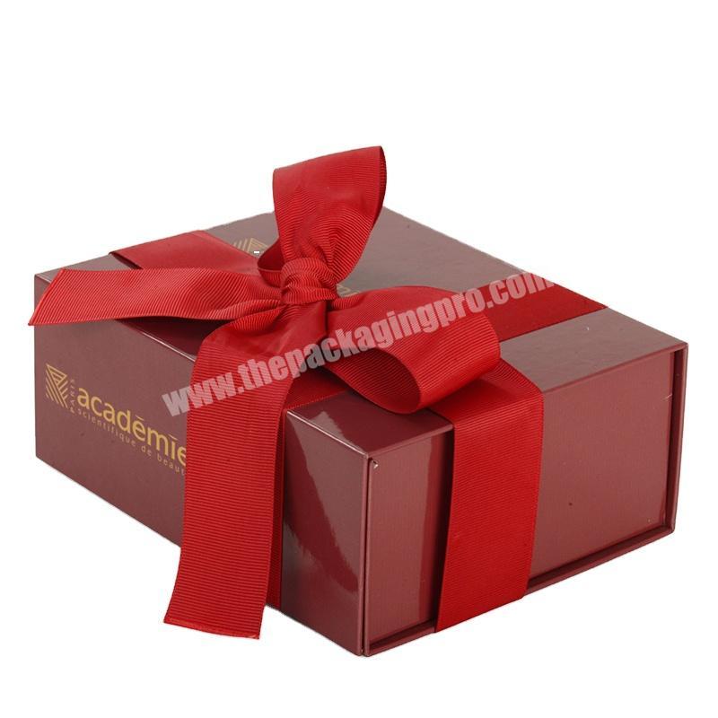 Folding gift box bridesmaid groomsmen proposal box for wedding return gift box for guest