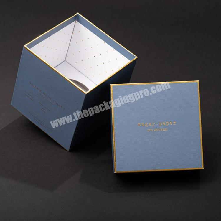 Folding paper custom packaging box puff 10ml carton to pack clothes