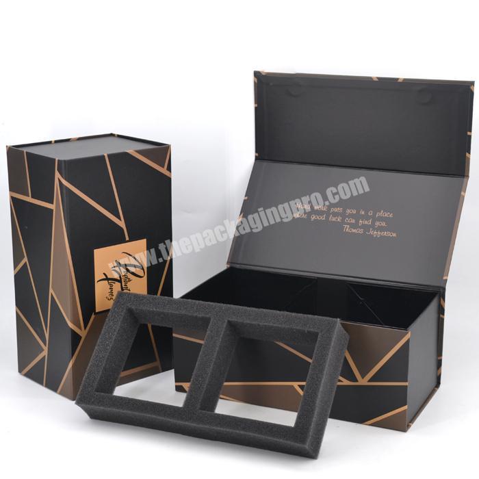 For Gift design high quality custom luxury rigid box with magnetic closure lid foldable magnetic gift box magnetic gift box