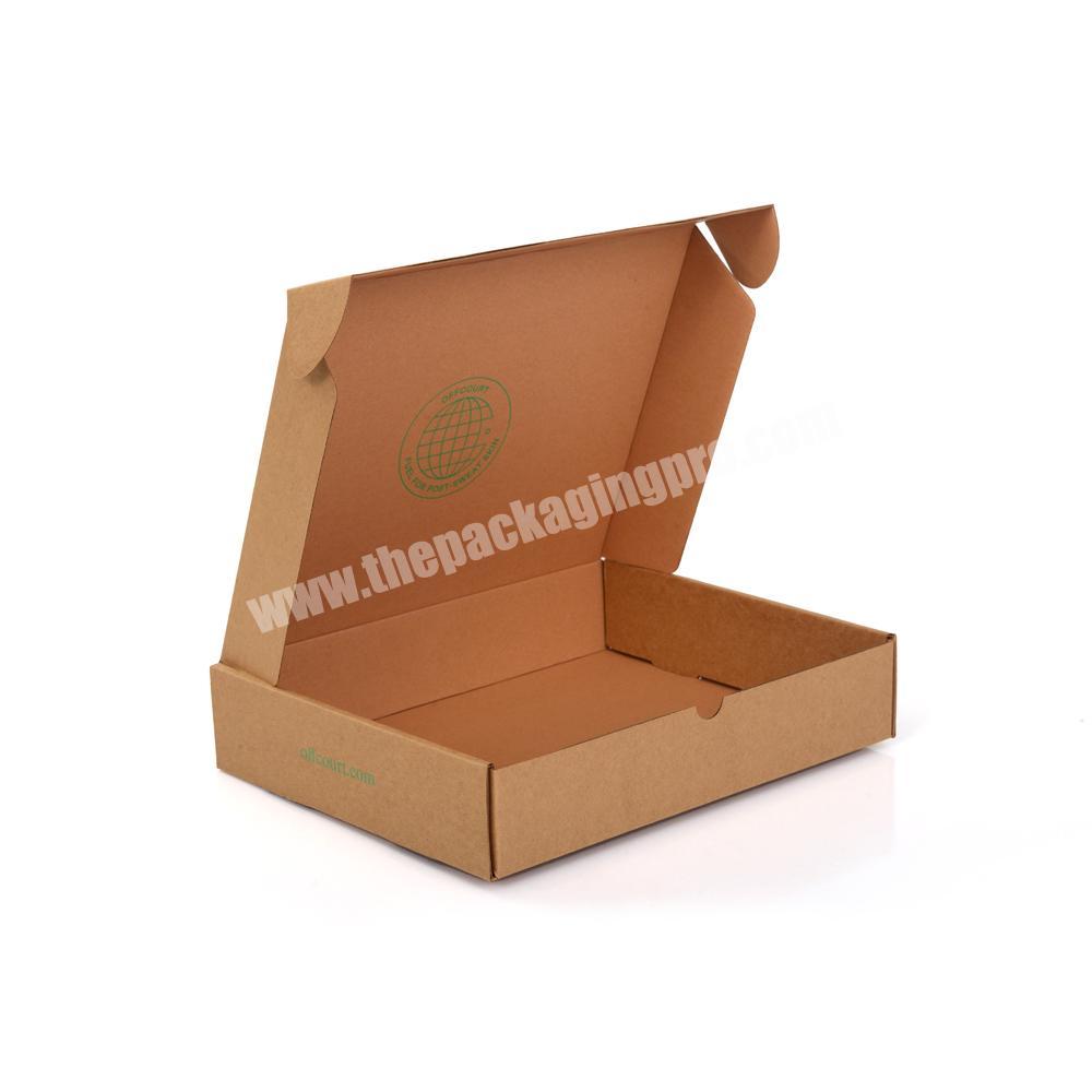 Free design kraft cardboard custom postage box post boxes shoes gift packaging mailbox
