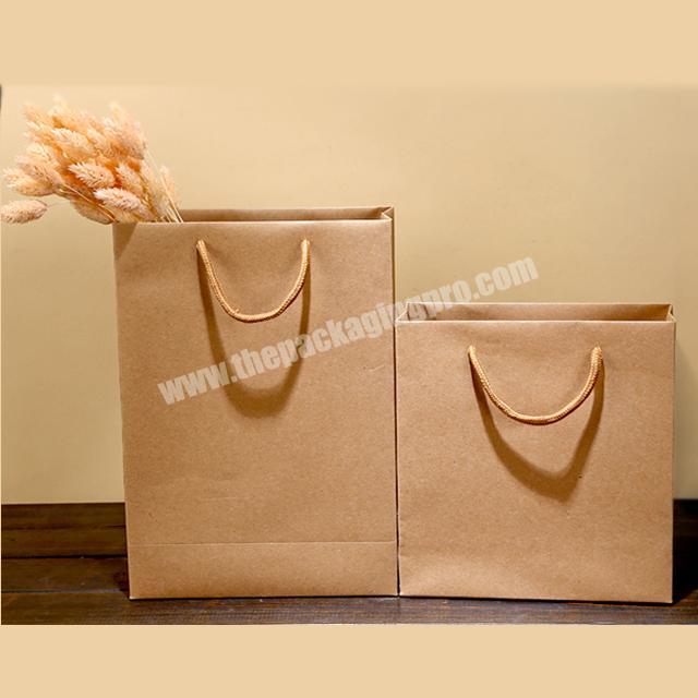 Gift  Paper bag Packaging Custom Customized  Logo Industrial Packing bag kraft brown paper bag