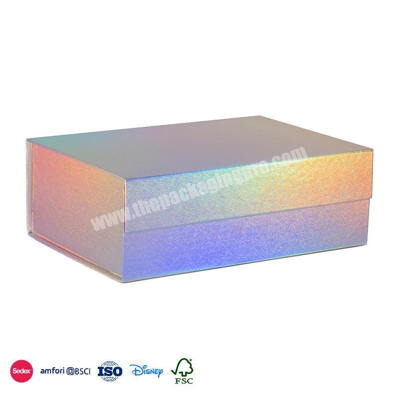 Good Price Good Quality Fluorescent color size can be customized modern novel design gift box paper folding