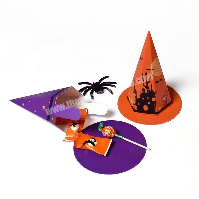 Halloween funny children cartoon hat candy biscuit gift box packaging color packaging gift box