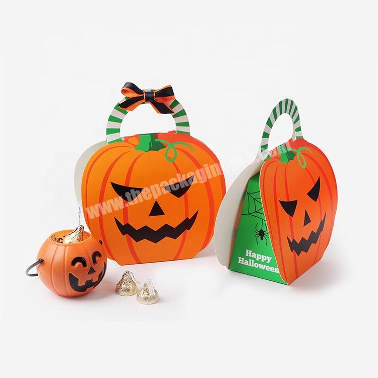 Hand-held Christmas and Halloween Wrapping gift box Ghost Pumpkin candy Gift Box