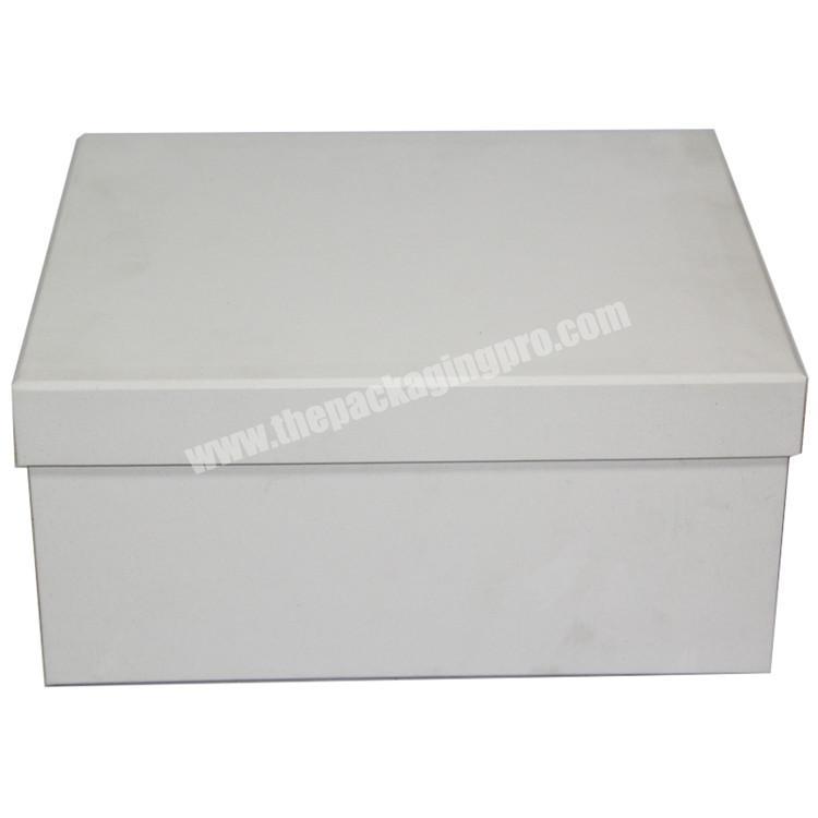 Hand-made Two Pieces Cardboard Printed Shoes Packing Gift Kraft Paper Packing Box