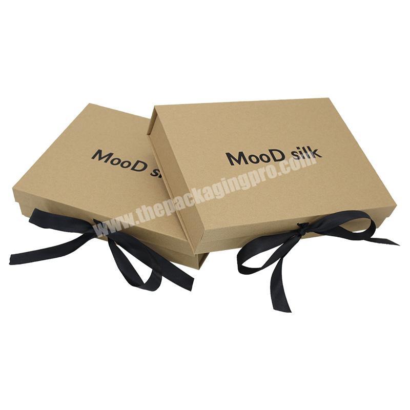 High Quality Cardboard Carton Ribbon Gift Packaging Box Customized Wholesale