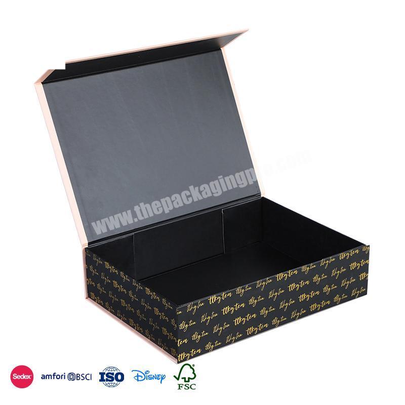 High Quality Cheap Price Custom Pink case with black small icon waterproof design wine paper folding box