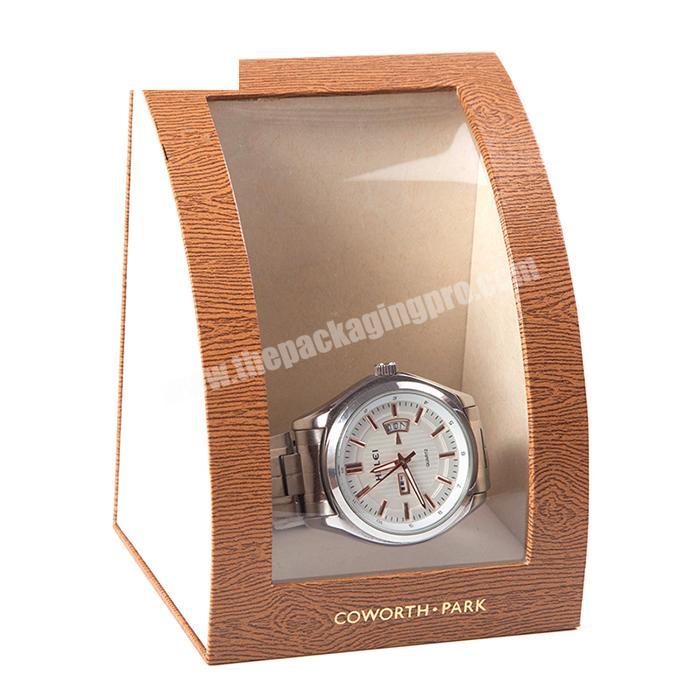 High Quality Cheap gift paper watch packaging cardboard jewelry Box With window