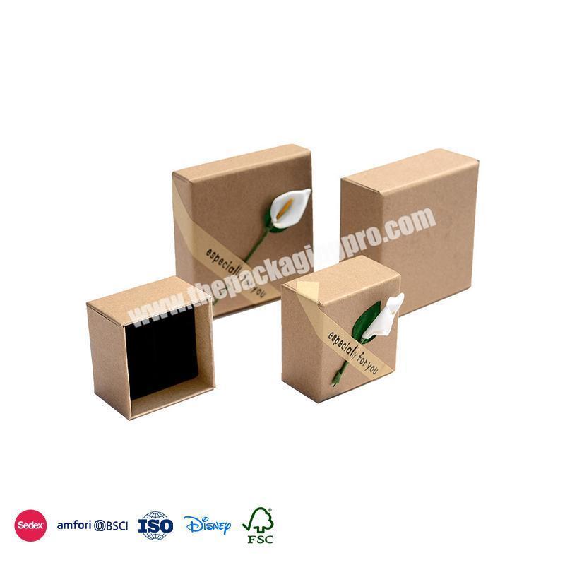 High Quality Good Selling tote bag with drawer with transparent opening custom logo printed jewelry boxes
