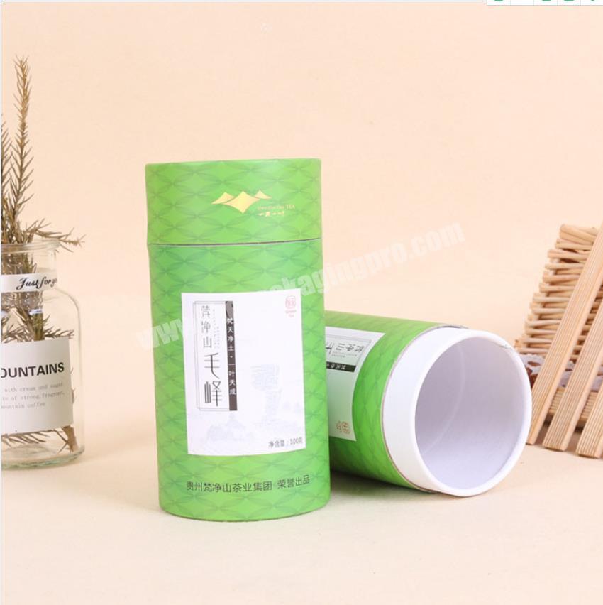 High Quality  Recycled  Cylinder RoundTube  Tea Packaging Box