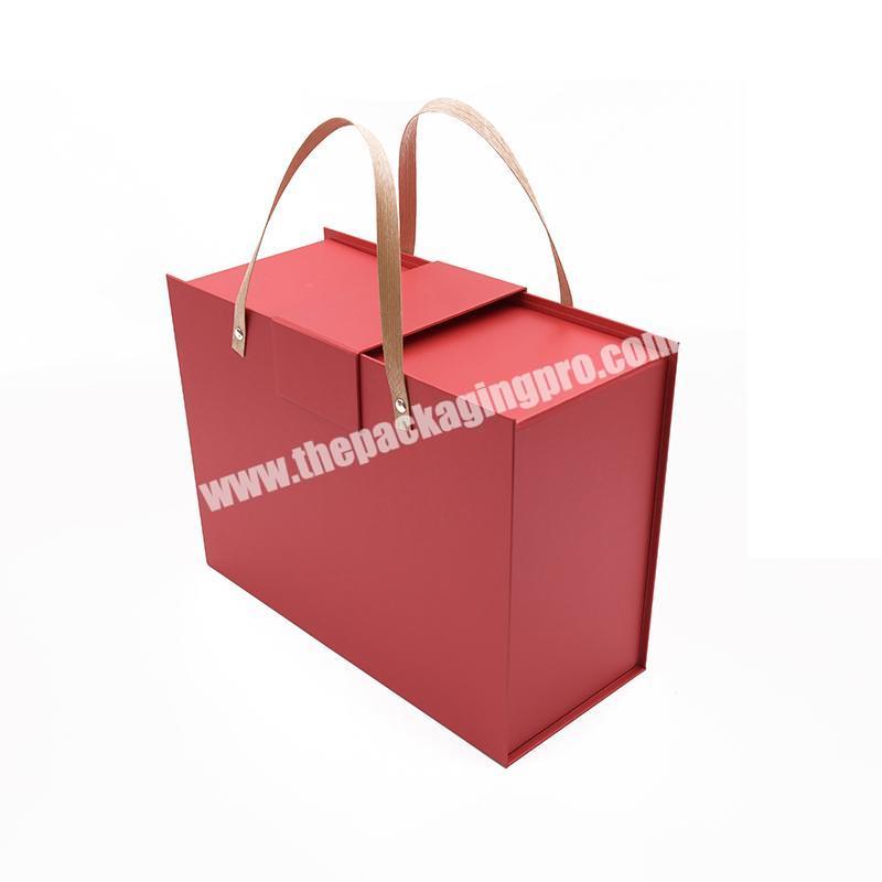 High Quality Rigid Flat Custom Luxury Portable Gift Box Packaging Drawer Cardboard Boxes