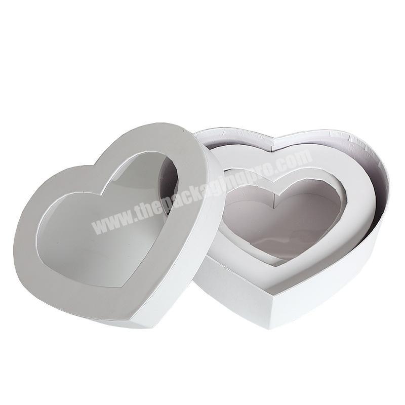 High Quality Wholesale Custom Cheap Heart Shaped Gift Box Flower Boxes With Lid Small Box For Gift Pack