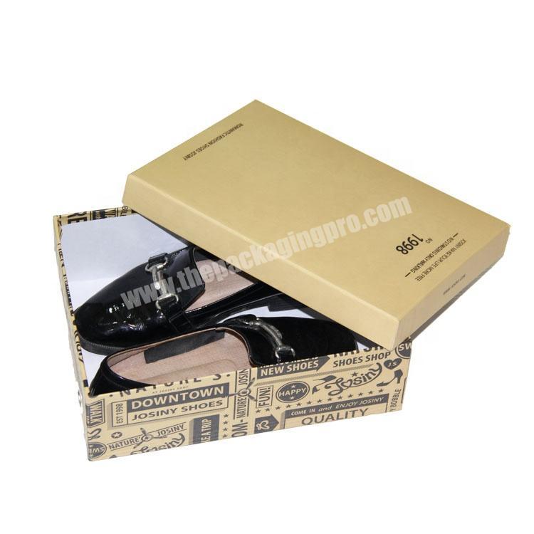 High end Custom Cardboard Packaging Boxes for Women and Mens Shoes manufacturer