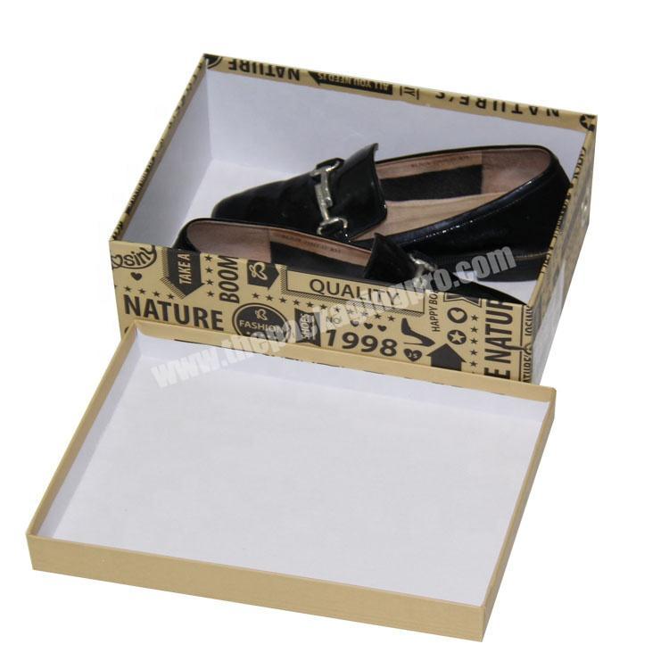 custom High end Custom Cardboard Packaging Boxes for Women and Mens Shoes 