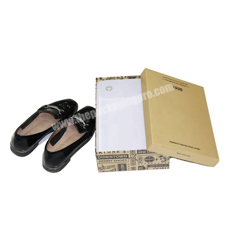 High end Custom Cardboard Packaging Boxes for Women and Mens Shoes wholesaler