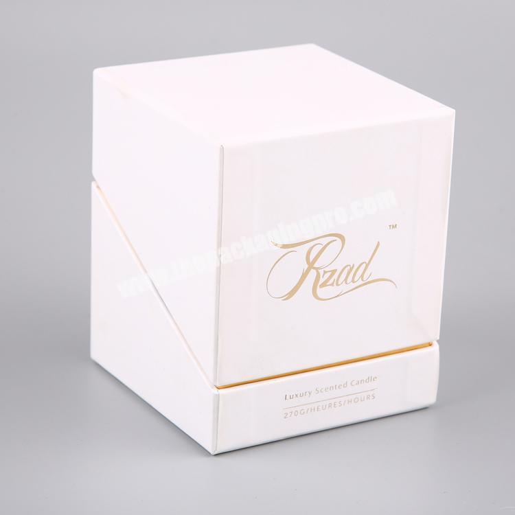 Wholesale Personalised Custom Rigid Paper Luxury Scented Tealight Candle Box Packaging Gift boxes for Candle